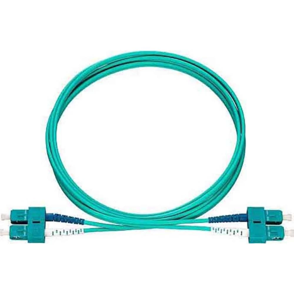 Rutenbeck 228050602 Glasfaser svjetlovodi priključni kabel [1x SC-D priključak - 1x SC-D priključak] Multimode OM4 2.00 slika