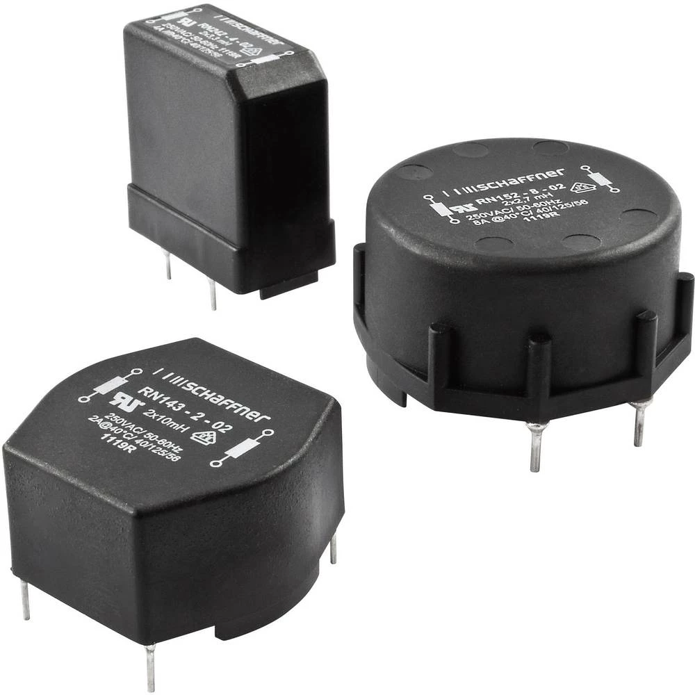 Schaffner RN 102-2-02 prigušnica zatvorena radijalno ožičen Raster 10 mm 1.1 mH 70 mΩ 2 A 1 St. slika