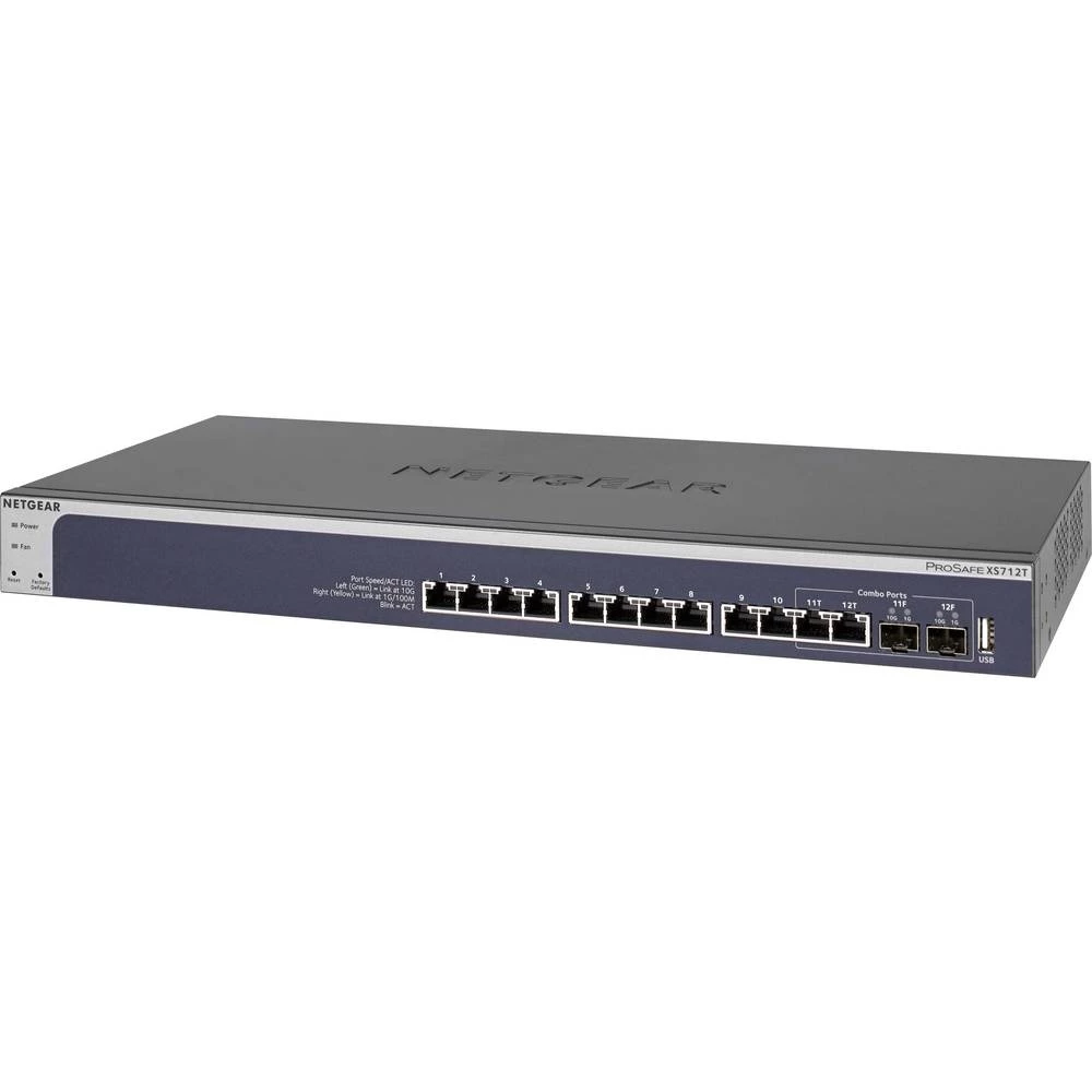Mrežni preklopnik RJ45/SFP NETGEAR XS712T-200NES 12 ulaza slika