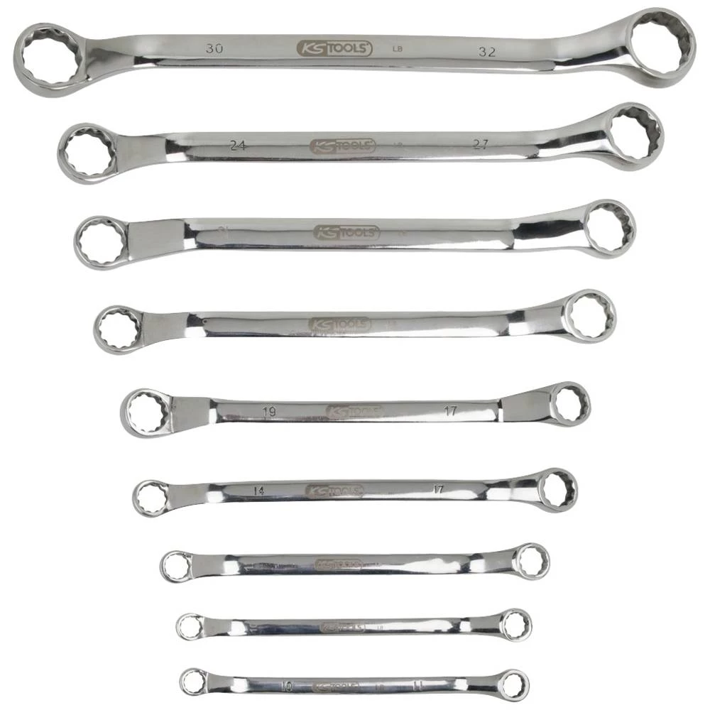 KS Tools 9641140 964.1140 komplet duplih prstenastih ključeva Veličina ključa (metrička) (naslov) 5.5 - 30 mm slika