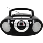 UKW CD radio SoundMaster SCD5100SW AUX, CD, Kaseta, UKW Crna