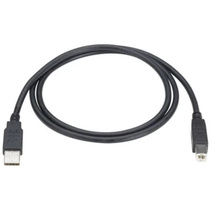 Black Box USB 2.0 Priključni kabel [1x Muški konektor USB 2.0 tipa A - 1x Muški konektor USB 2.0 tipa B] 0.9 m Crna slika