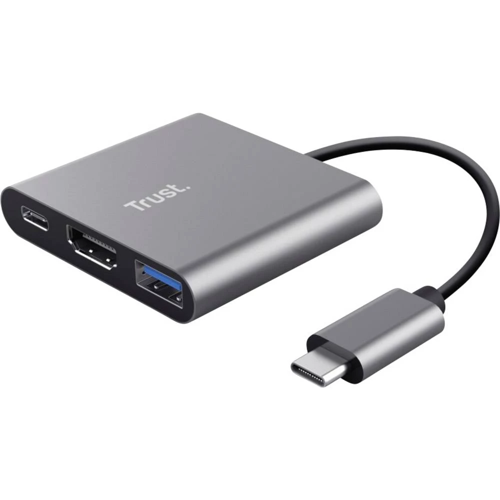 Trust USB-C® priključna stanica DALYX 3-IN-1 USB-C ADAPTER Pogodno za marku: Universal slika