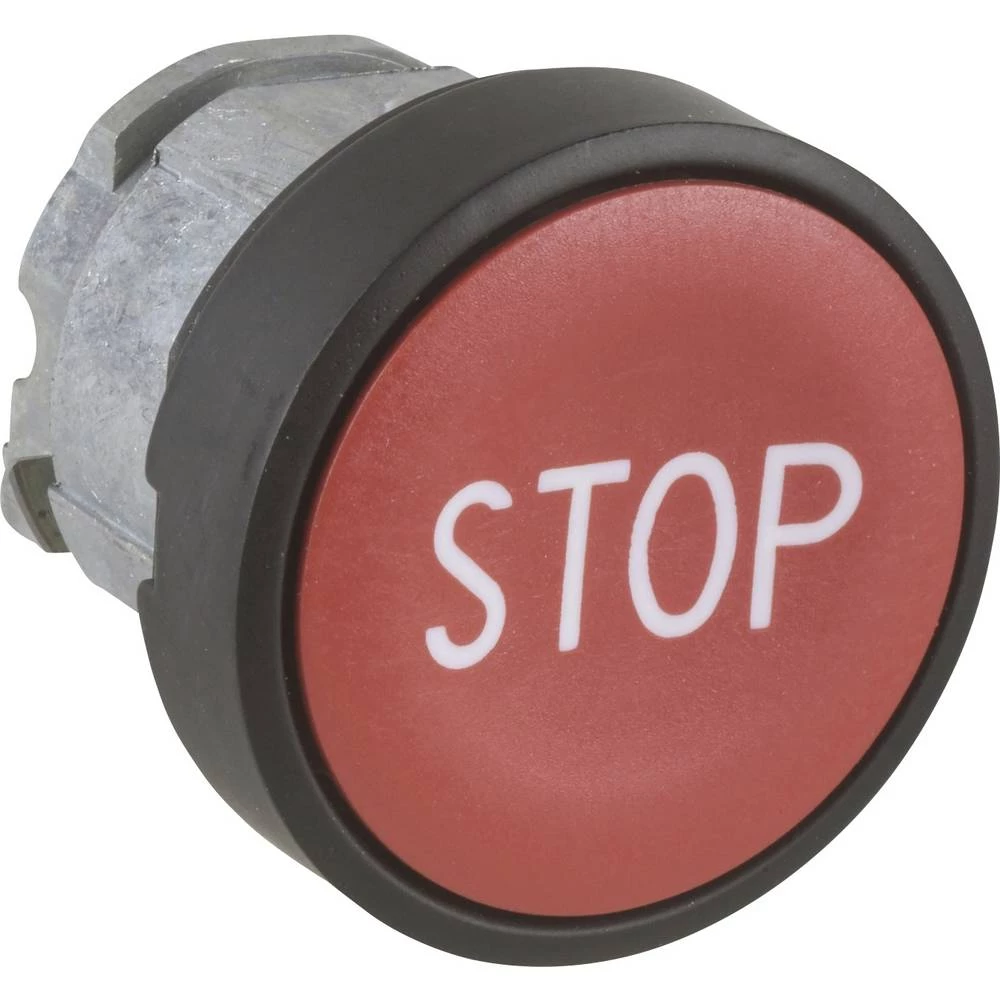 Schneider Electric ZB4BA4347 prednji element za tipku ponovno postavljiv (Ø) 22 mm stop crna, crvena 1 St. slika