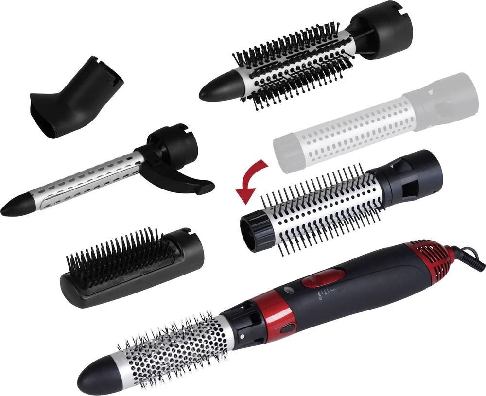 Aparat za kovrčanje kose TKG HB 1010 ID TKG Team Kalorik crna/crvena slika