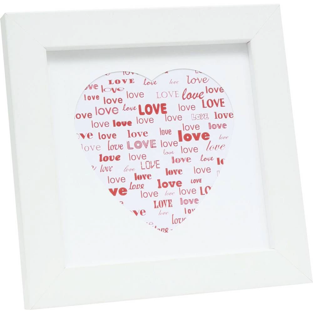 Deknudt S45SK1LOVE_13,0X13,0 izmjenjivi okvir za slike Format papira: 13 x 13 cm bijela slika