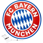 Poklopac SAT antene 78 cm Sky Vision FC Bayern München Crvena/bijela
