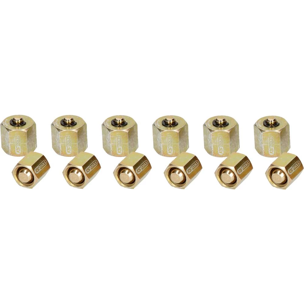 KS Tools 150.1835 Set sigurnosnih matica za injektore/dizel motore, 12 komada slika