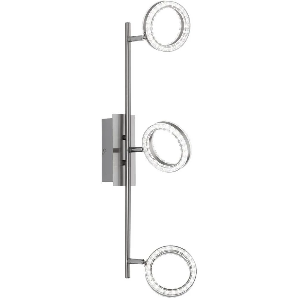 LED stropni reflektor 13.5 W Toplo-bijela WOFI GEZA 7389.03.64.7000 Nikal (mat) slika