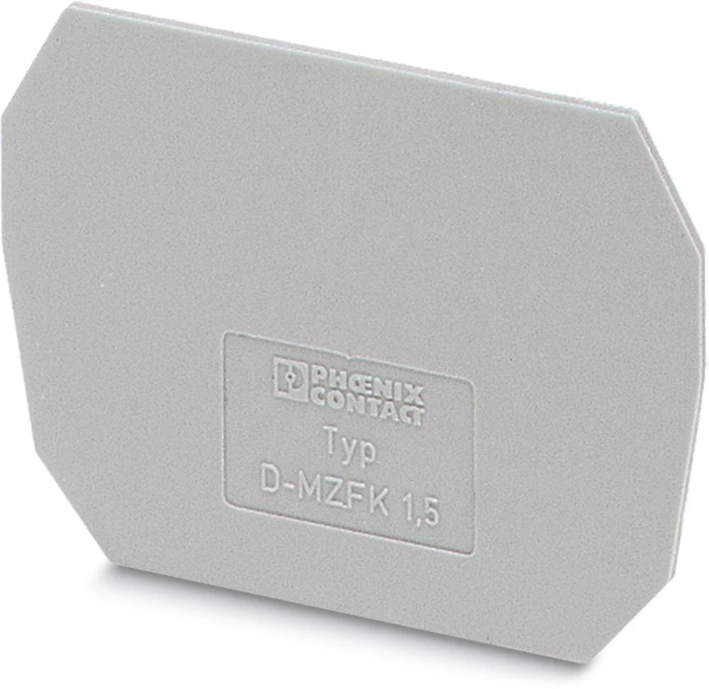 D-MZFK 1,5 - završni poklopac D-MZFK 1,5 Phoenix Contact sadržaj: 50 kom. slika