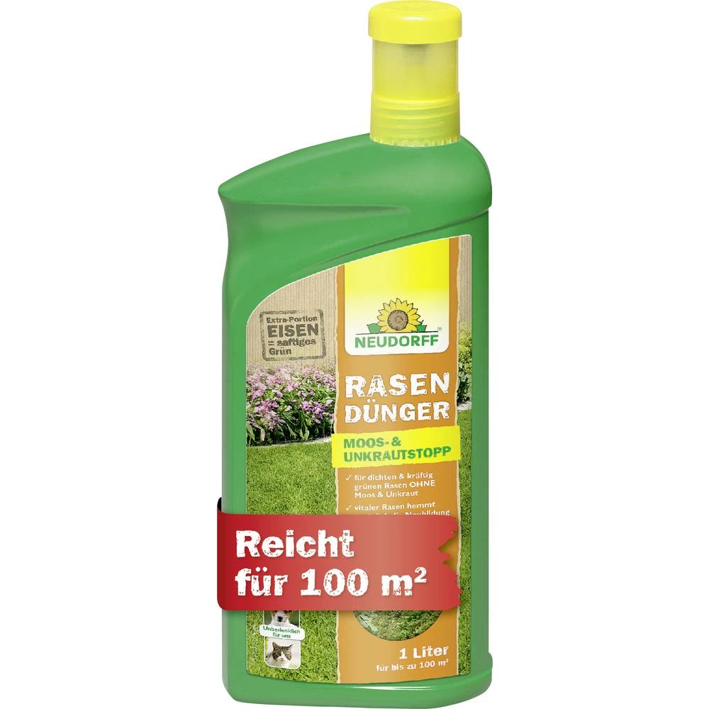 Neudorff 01281 Azet gnojivo za travnjake protiv mahovine i korova 1 l slika