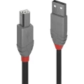 LINDY USB kabel USB 2.0 USB-A utikač, USB-B utikač 7.50 m crna  36676 slika