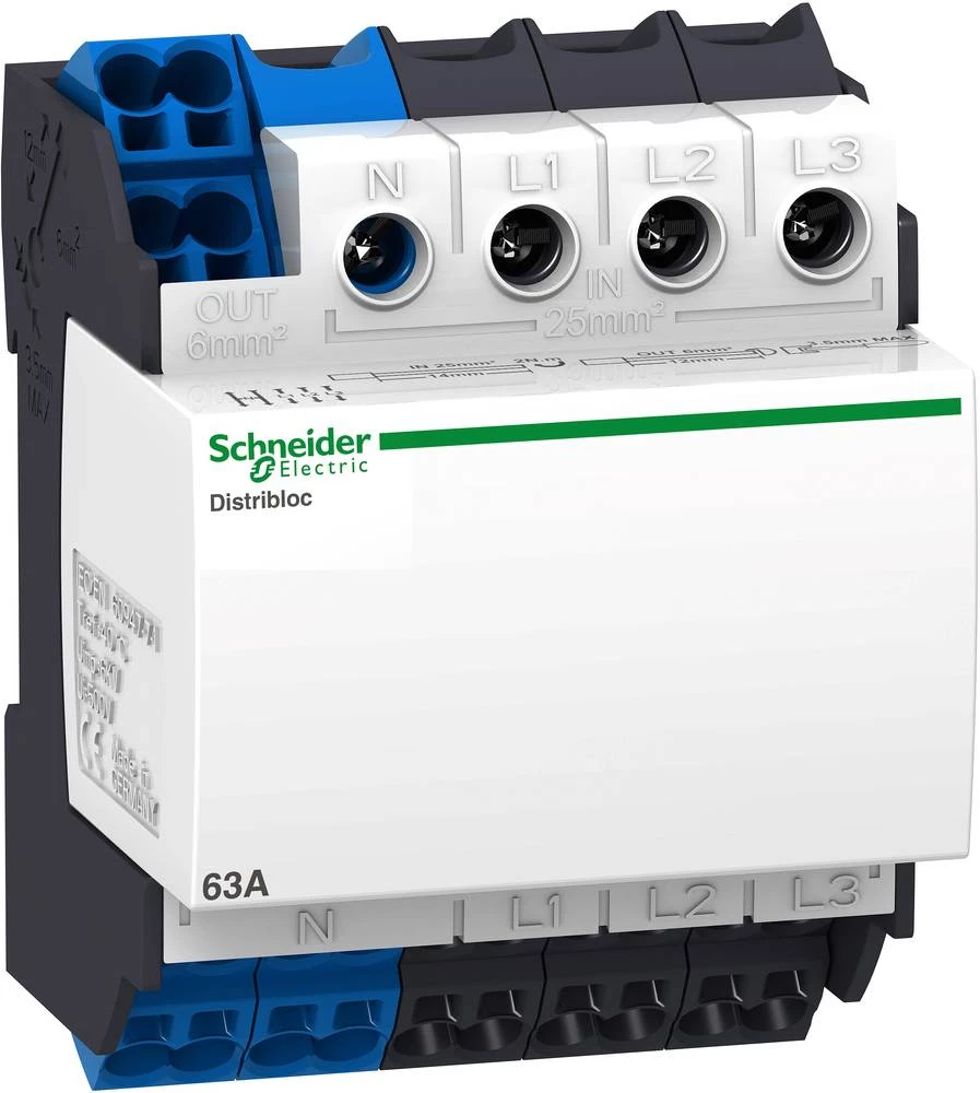 Razdjelna stezaljka 63 A 440 V/AC Schneider Electric 04040 slika