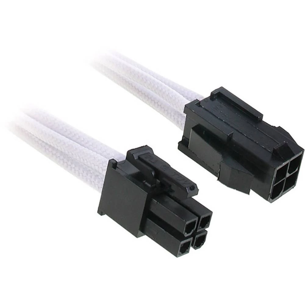 Struja Produžetak [1x 4-polni električni utikač - 1x 4-polna ATX utičnica] 45 cm Bijela, Crna Bitfenix slika