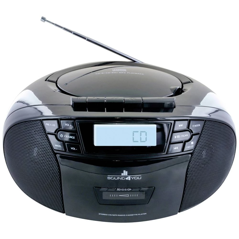 Schwaiger Sound4You CD radio UKW (1014), AM, FM CD, UKW crna slika