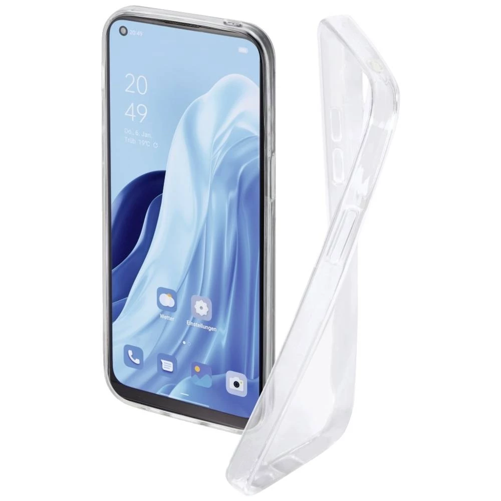 Maska &quot,Crystal Clear&quot, za Oppo Reno8 Lite 5G, prozirna Hama Crystal Clear etui Oppo  prozirna slika