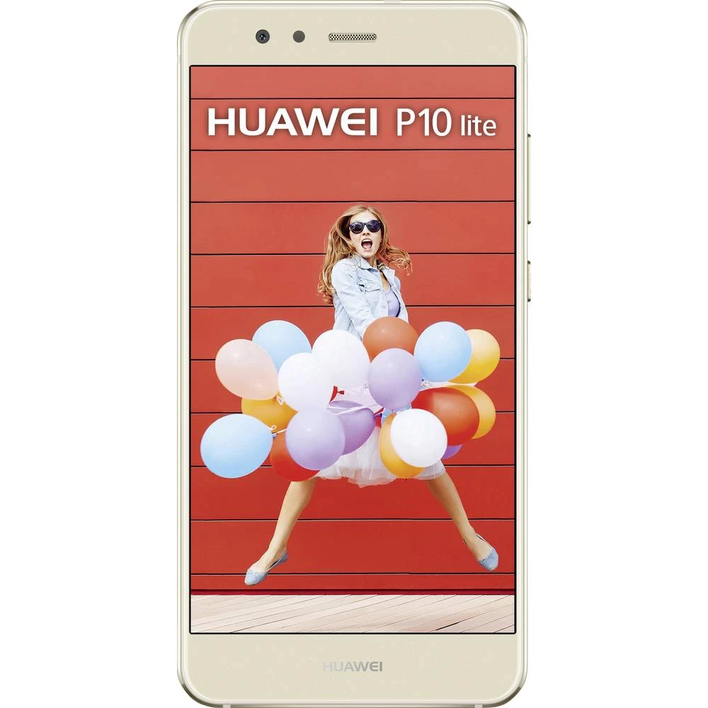 HUAWEI P10 Lite 32 GB Zlatna Hybrid-Slot Android&trade; 7.0 Nougat 12 MPix slika