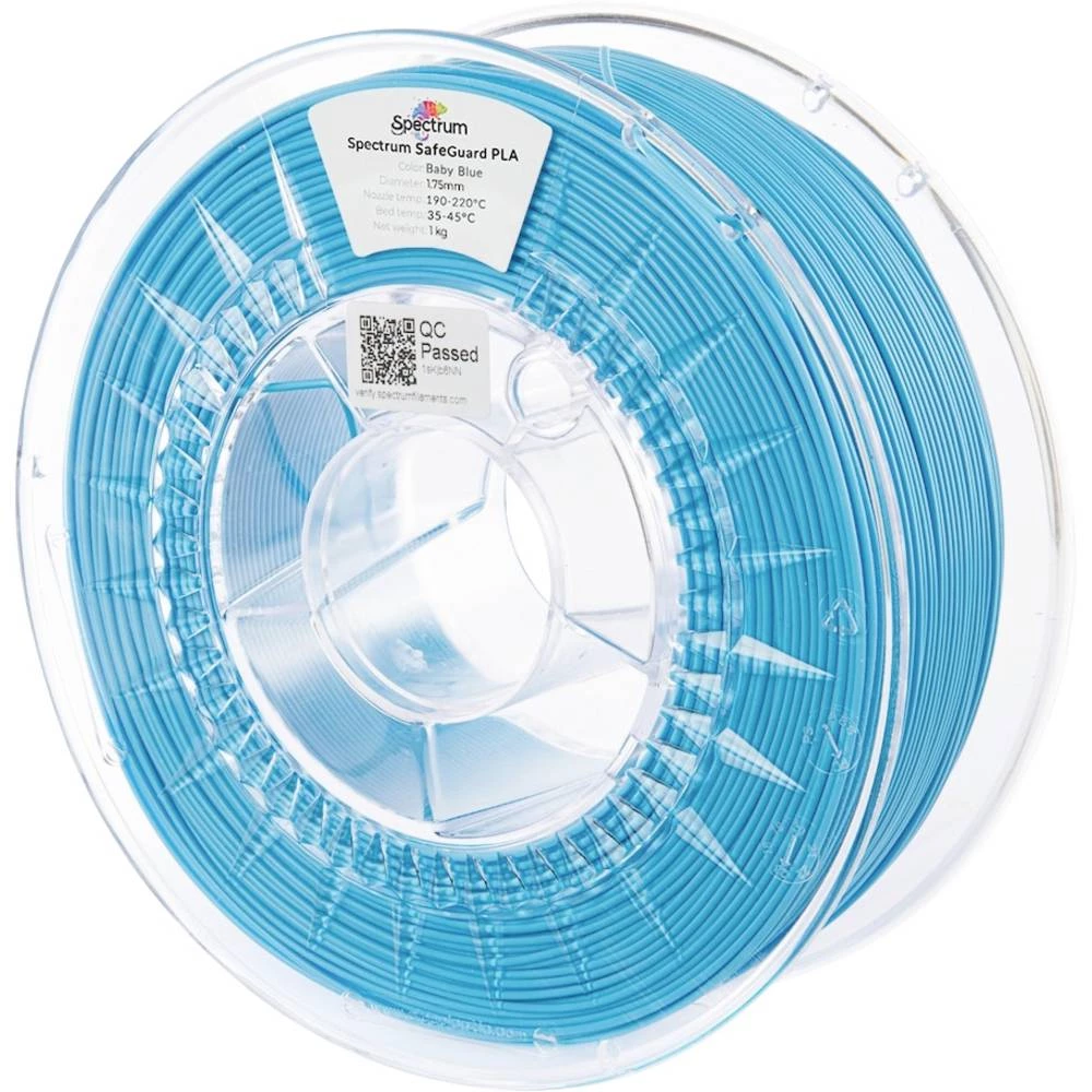 Spectrum Filaments 81562 Safeguard PLA 3D pisač filament PLA antibakterijski 1.75 mm 1000 g baby blue, plava boja 1 kom. slika