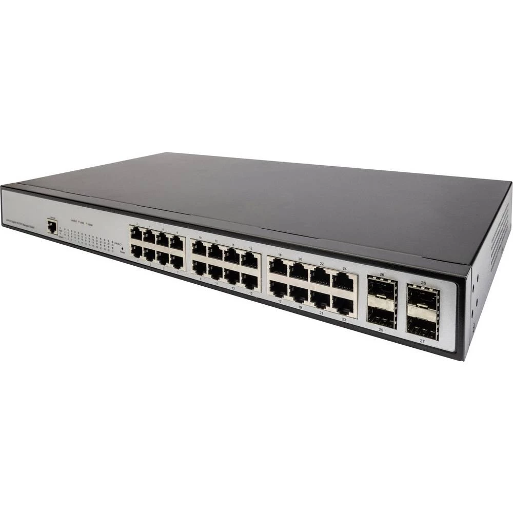 Digitus DN-80221-2 Mrežni preklopnik RJ45/SFP 24 + 4 ulaza 10 / 100 / 1000 Mbit/s slika