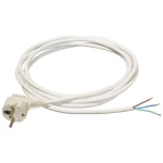as - Schwabe PVC spojni kabel 10m, bijeli, plastificirani kabel H05VV-F 3G1.5 AS Schwabe 70807 struja priključni kabel bijela 10 m