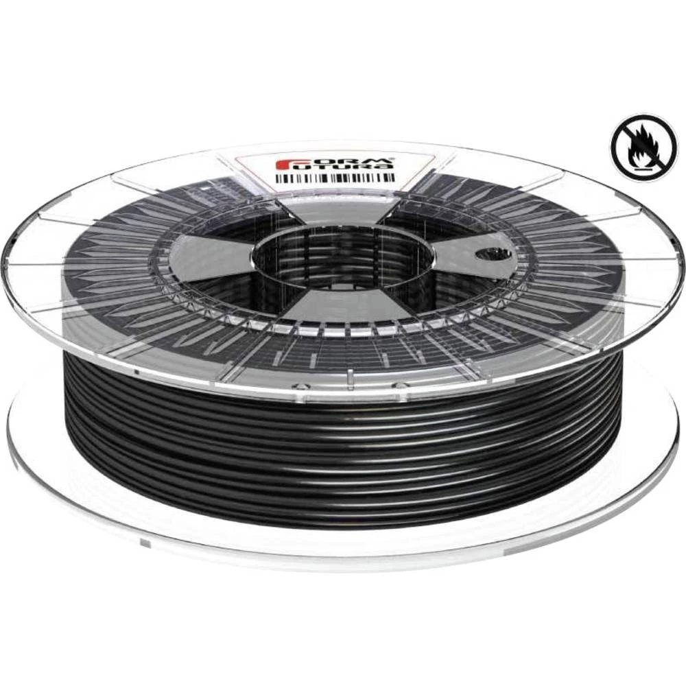 3D pisač filament Formfutura 285ABSPRO-FLMRD-0500 ABS plastika Usporivač plamena 2.85 mm Crna 500 g slika