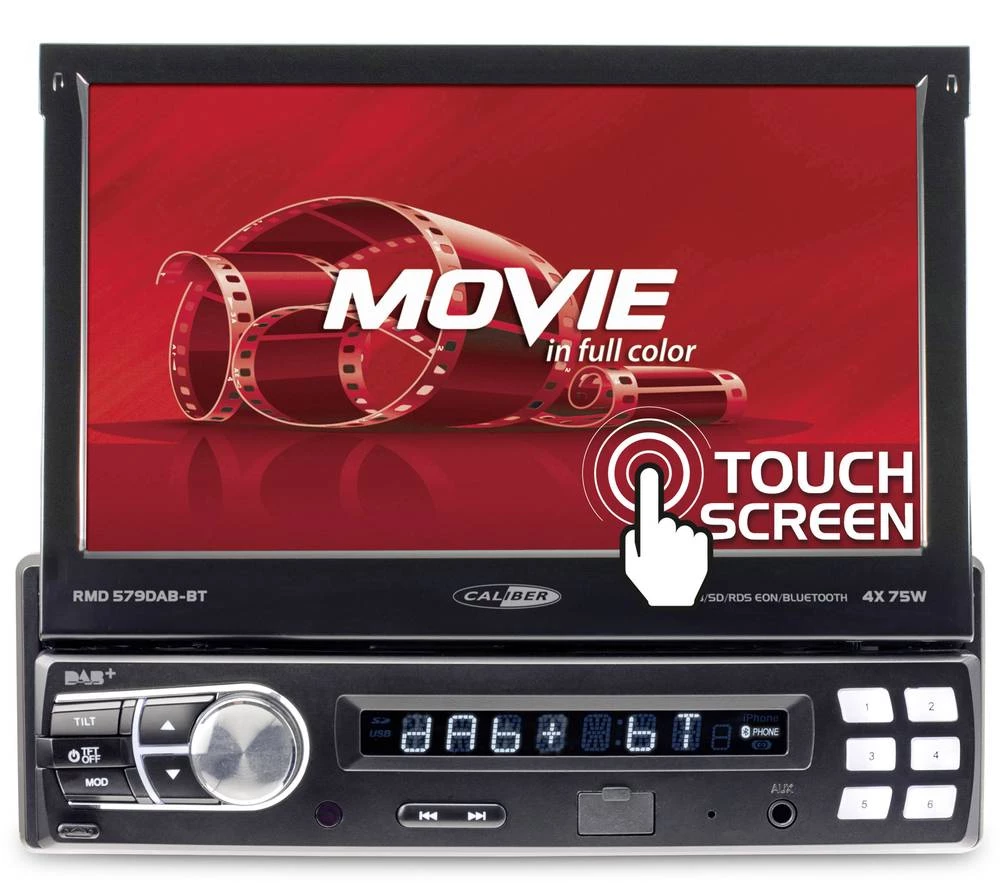 Caliber Audio Technology RMD579DAB-BT Multimedijski player DAB + tuner, Priključak na upravljaču vozila, Priključak za stražnje slika