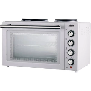 Mini pećnica Uključuje kuhala, Roštilj, Funkcija toplog zraka, S roštiljem - ražanj Silva KK 2900 30 l slika