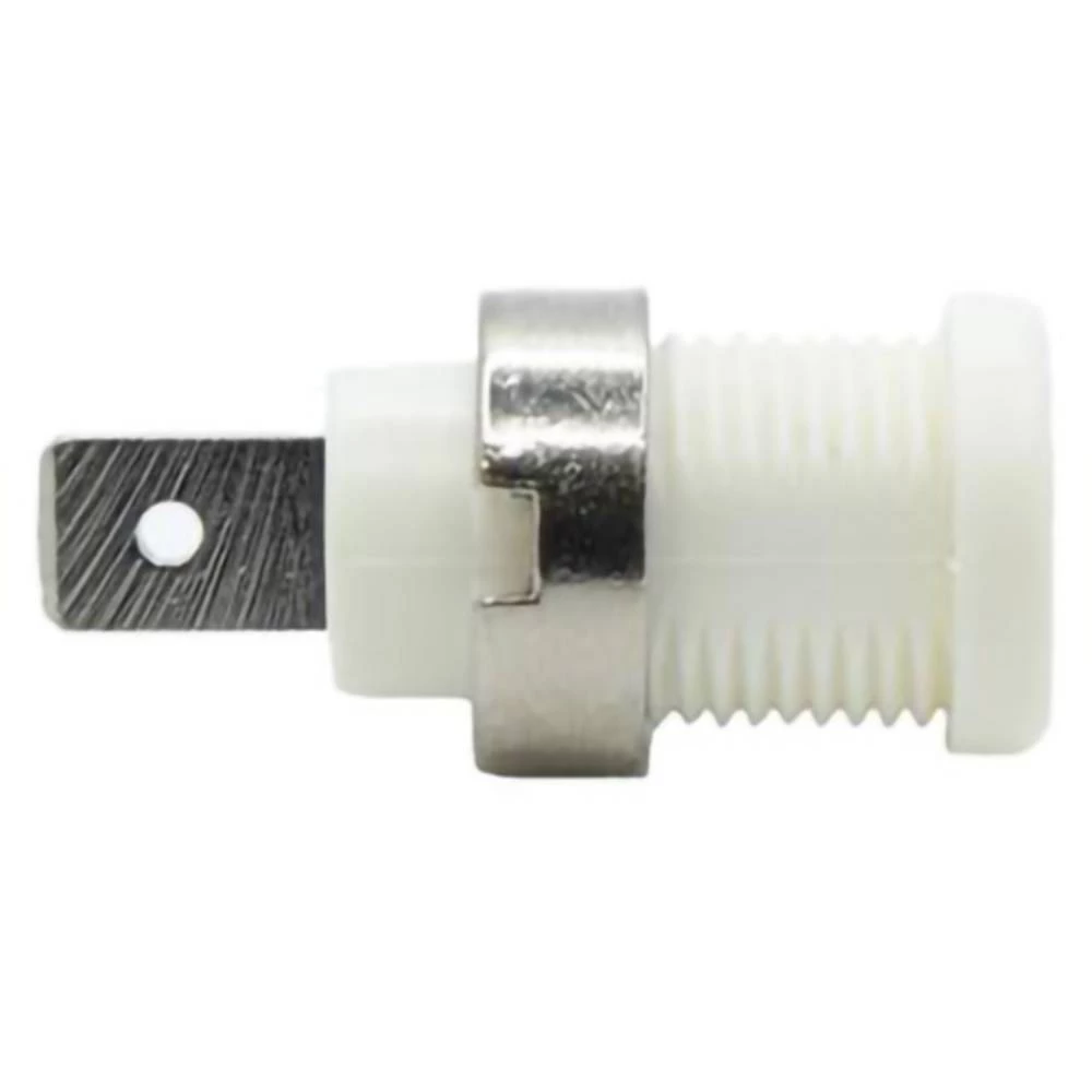 Mueller Electric BU-31610-9 banana utičnica ženski konektor Zatik-Ø: 6.4 mm bijela 1 kom. slika