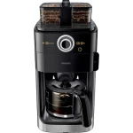 Philips HD7769/00 Grind und Brew aparat za kavu crna, plemeniti čelik  Kapacitet čaše=12 s mehanizmom za mljevenje, funkcija brojača vremena, prikaz, posuda za potrošenu kavu