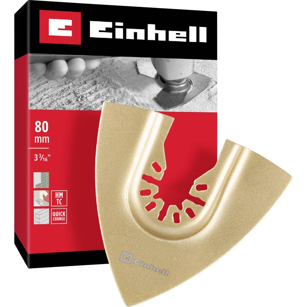 Einhell 708070 Delta Raspel HM, 80mm tvrdi metal rašpa 80 mm 1 kom. slika