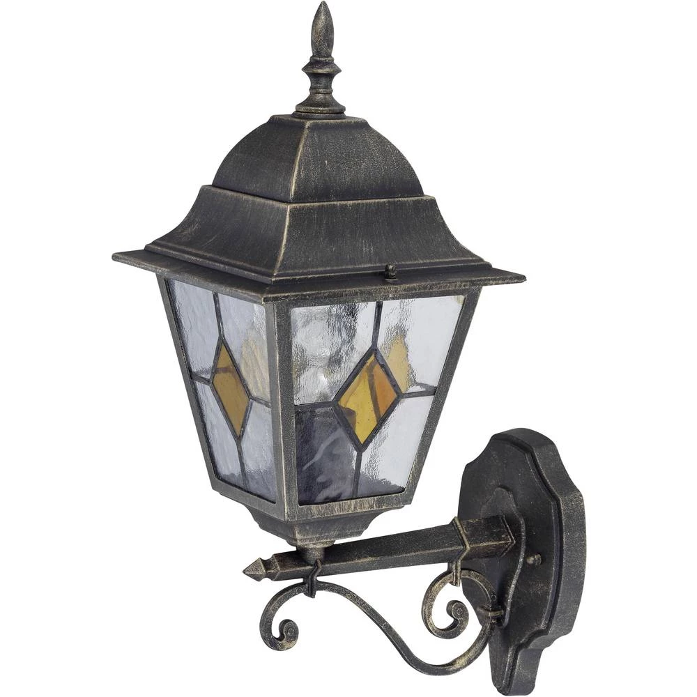 Vanjsko zidno svjetlo LED E27 60 W Brilliant Jason 43881/86 Crna/zlatna slika