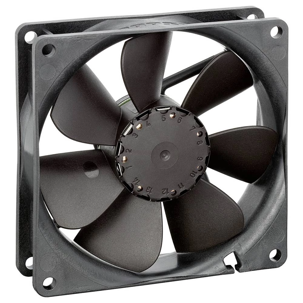 EBM Papst 3414NM aksijalni ventilator 24 V/DC 70 m³/h (D x Š x V) 92 x 92 x 25 mm slika