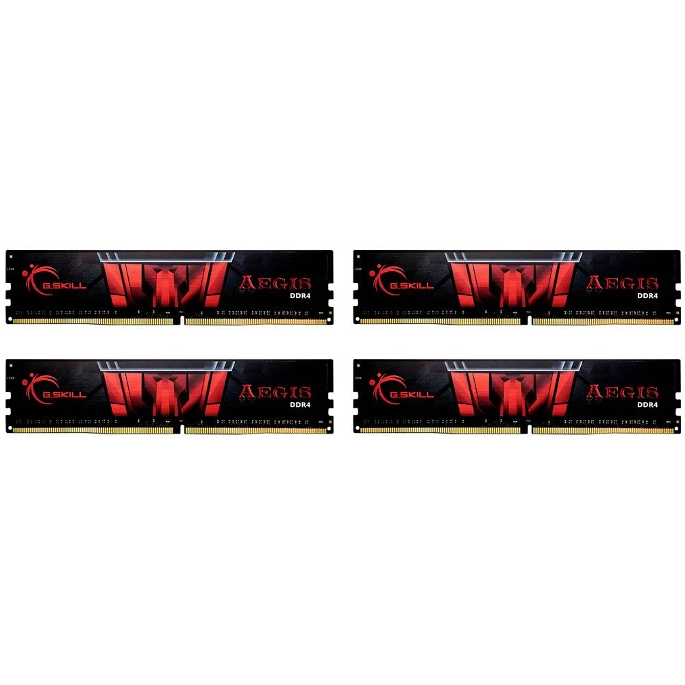 G.Skill komplet radne memorije za računalo Aegis F4-3200C16Q-32GIS 32 GB 4 x 8 GB DDR4-RAM 3200 MHz CL16-18-18-38 slika