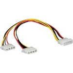 Roline struja priključni kabel [1x 4-polni električni muški konektor ide - 2x 4-polni električni ženski konektor ide] 30.00 cm crna, crvena, žuta