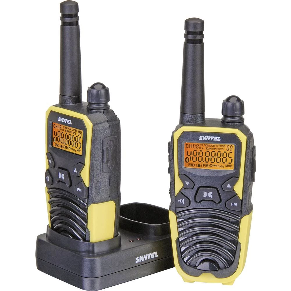 Switel WTF5700 PMR ručna radio stanica 2-dijelni komplet slika
