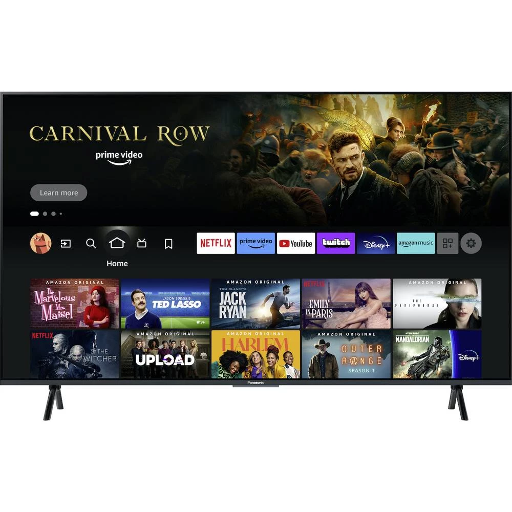 Panasonic TX-65MXW834 164 cm LED TV (65 inča, 4K HDR UHD, HCX procesor, Dolby Atmos, Smart TV (Fire TV), glasovni asistent, Bluetooth, HDMI, USB), crni Panasonic TX-65MXW834 LCD-TV 164 cm 65 palac ... slika