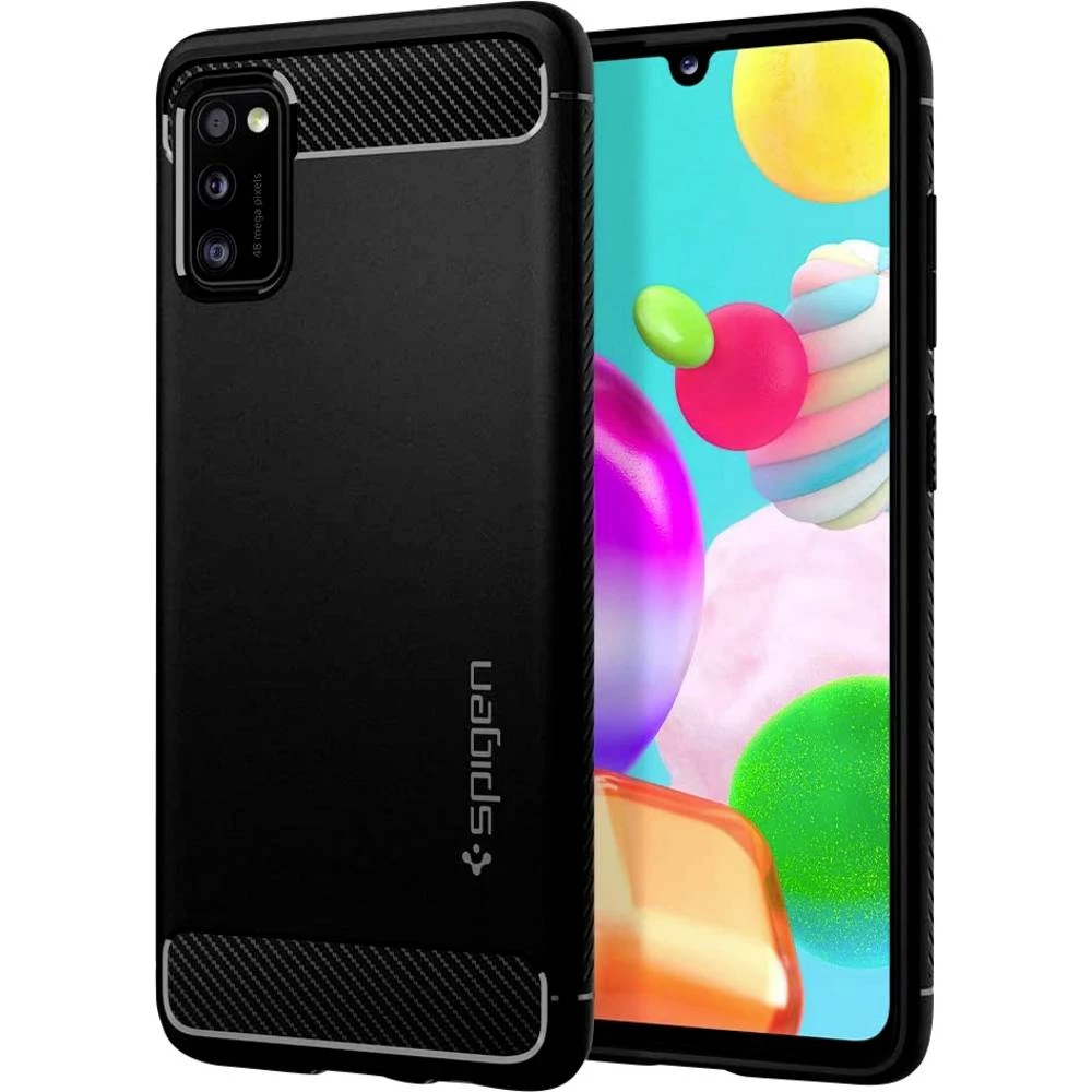 Spigen Rugged Armor stražnji poklopac za mobilni telefon Samsung crna slika