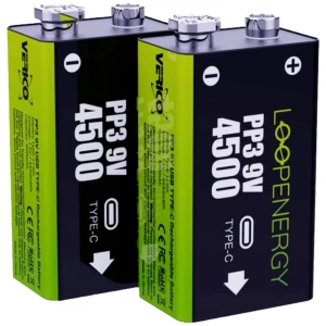 Verico LoopEnergy USB-C 9 V block akumulator Li-Ion 500 mAh 7.4 V 2 St. slika