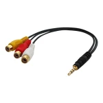 LINDY 35539 LINDY AudiVideo Adapter 3,5-3xRCA audio adapter