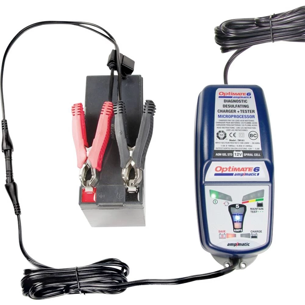 Optimate 6 AMPMATIC TM180SAE automatski punjač 12 V  5 A slika