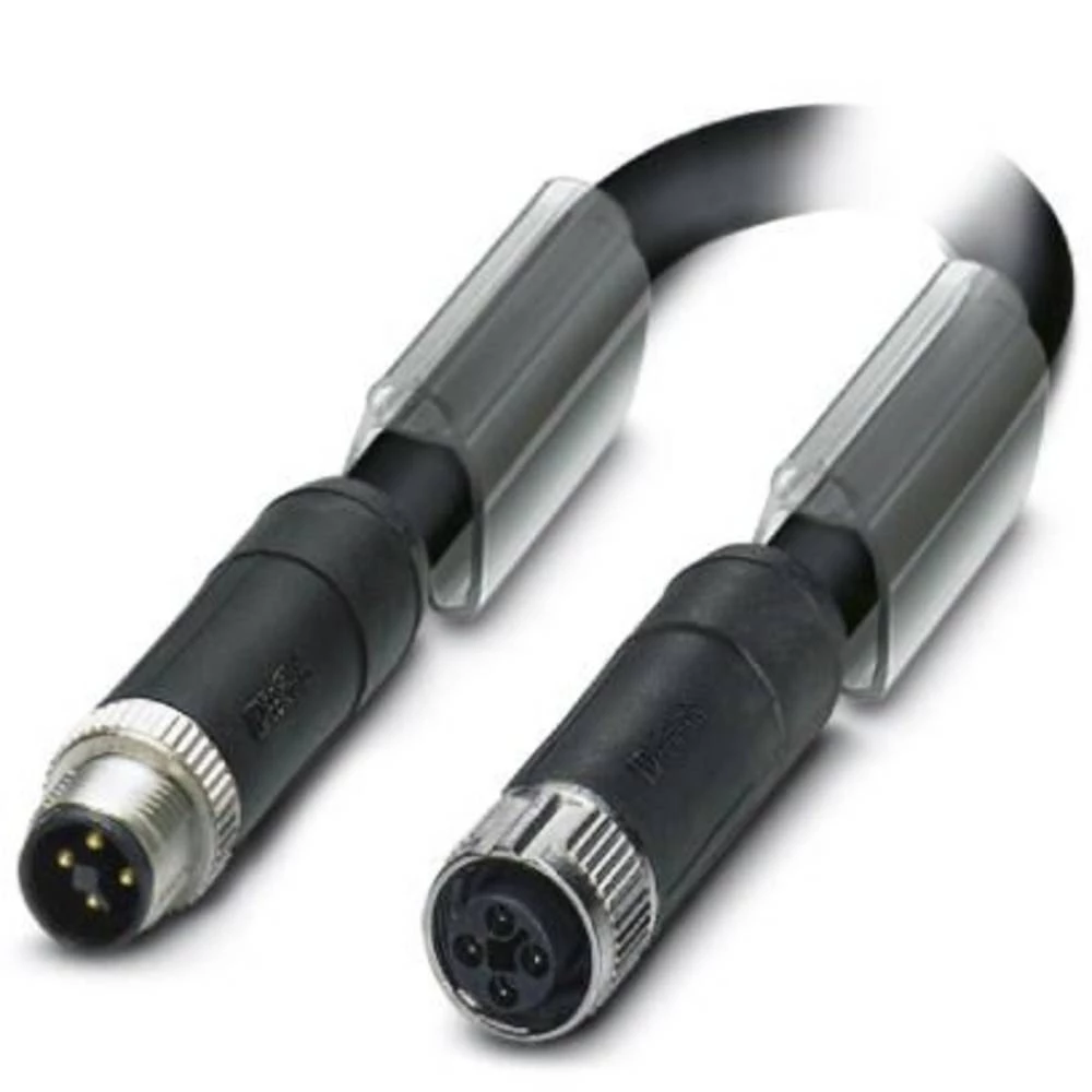 priključni kabel za senzor/aktivator ravni muški konektor, žženski konektor, ravni 1.00 m Broj polova: 4 Phoenix Contact 1089988 slika