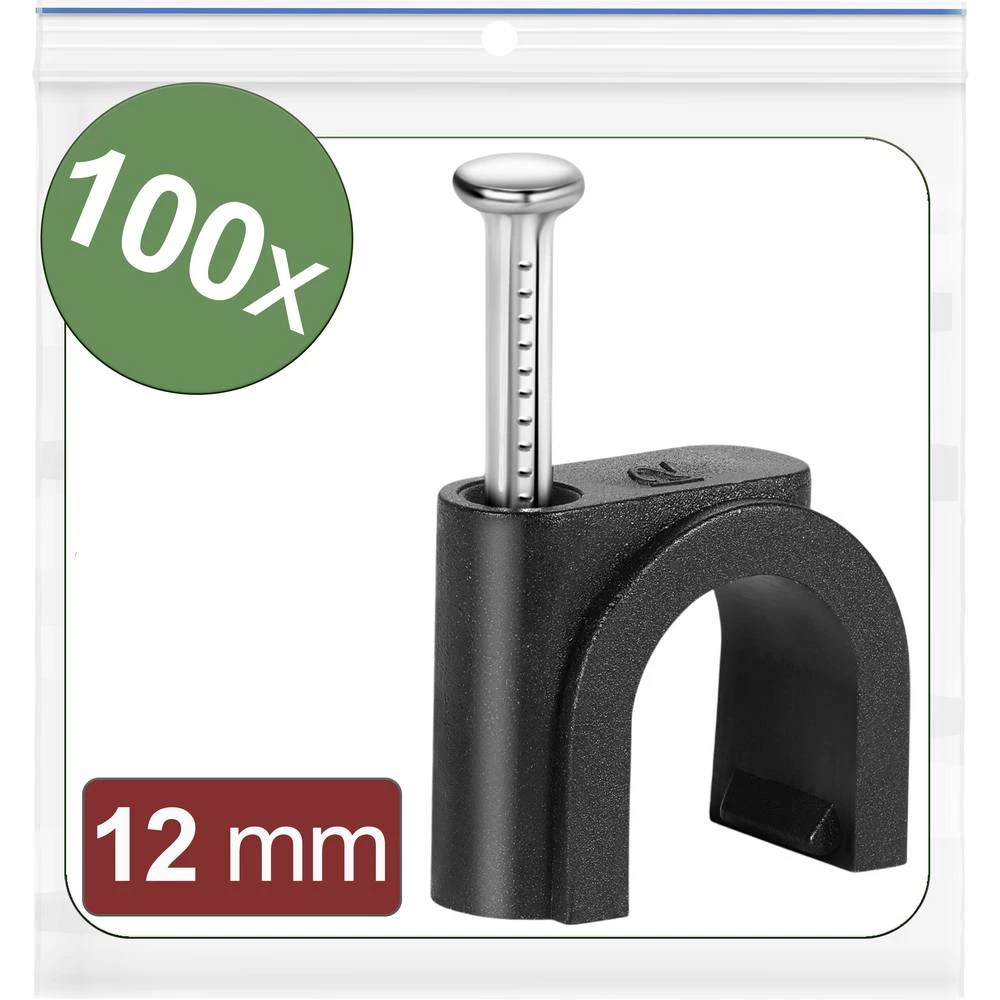 Quadrios 24CA434 kabelske obujmice  24CA434 Snop Ø, područje 8 do 12 mm   crna 100 St. slika