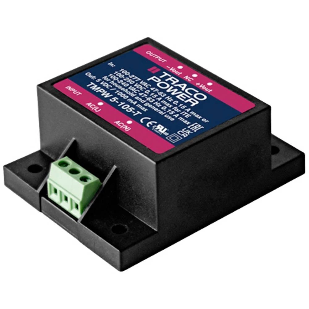 TracoPower TMPW 5-124-T AC/DC napajač za tiskano vezje 24 V/DC 0.2 A 5 W slika