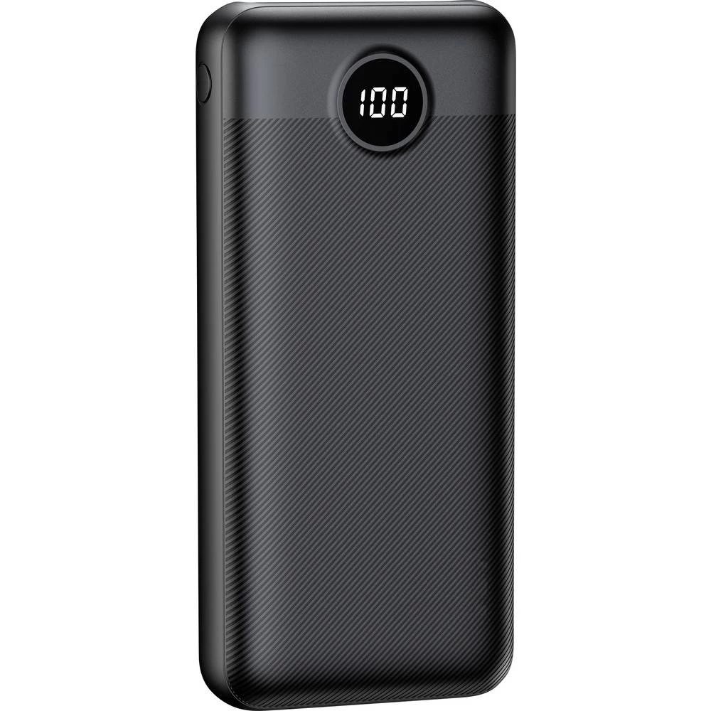 XCell powerbank (rezervna baterija) 20000 Power Delivery, QC 3.0, Quick Charge 3.0 LiPo crna prikaz statusa slika