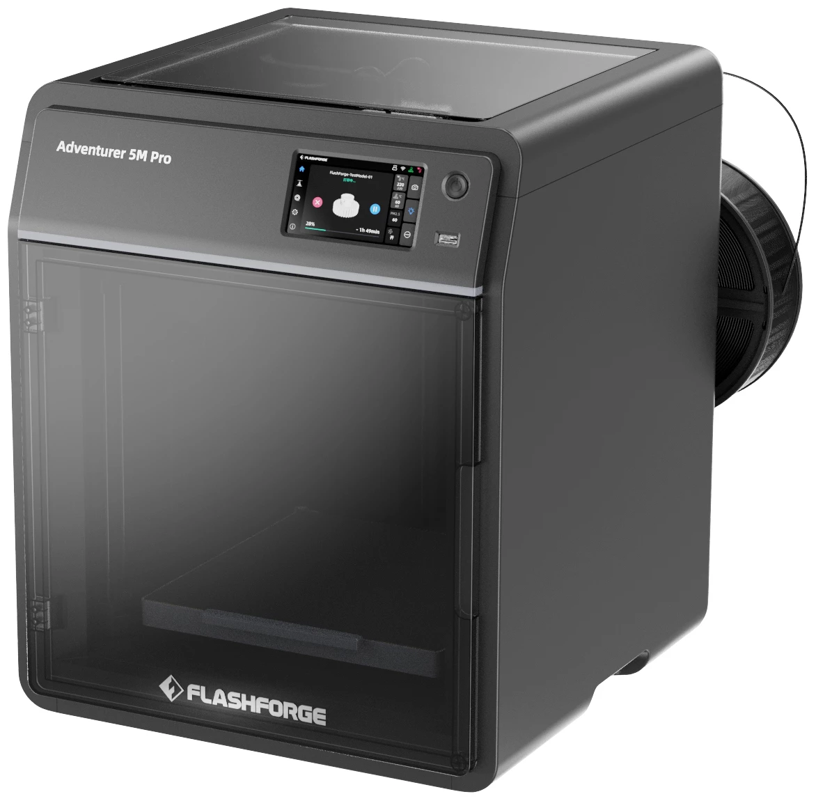 Flashforge Adventurer 5M Pro 3D pisač grijano ležište pisača, fleksibilni metalni krevet, uključujući nit, uklj. kućišt slika