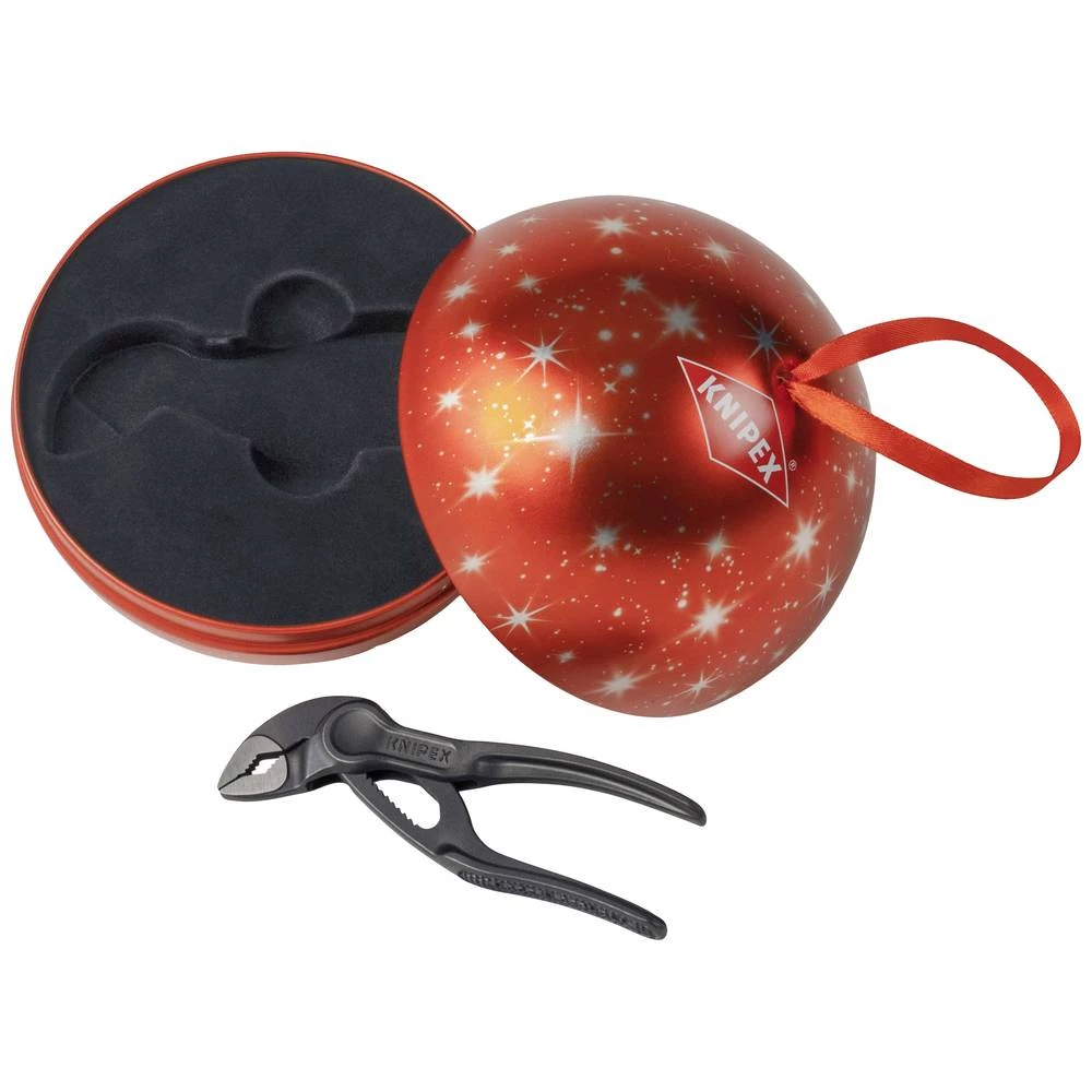 Knipex Cobra®XS XMAS 2022 87 00 100 XMAS kliješta za vodenu pumpu Veličina ključa 24 mm 100 mm slika