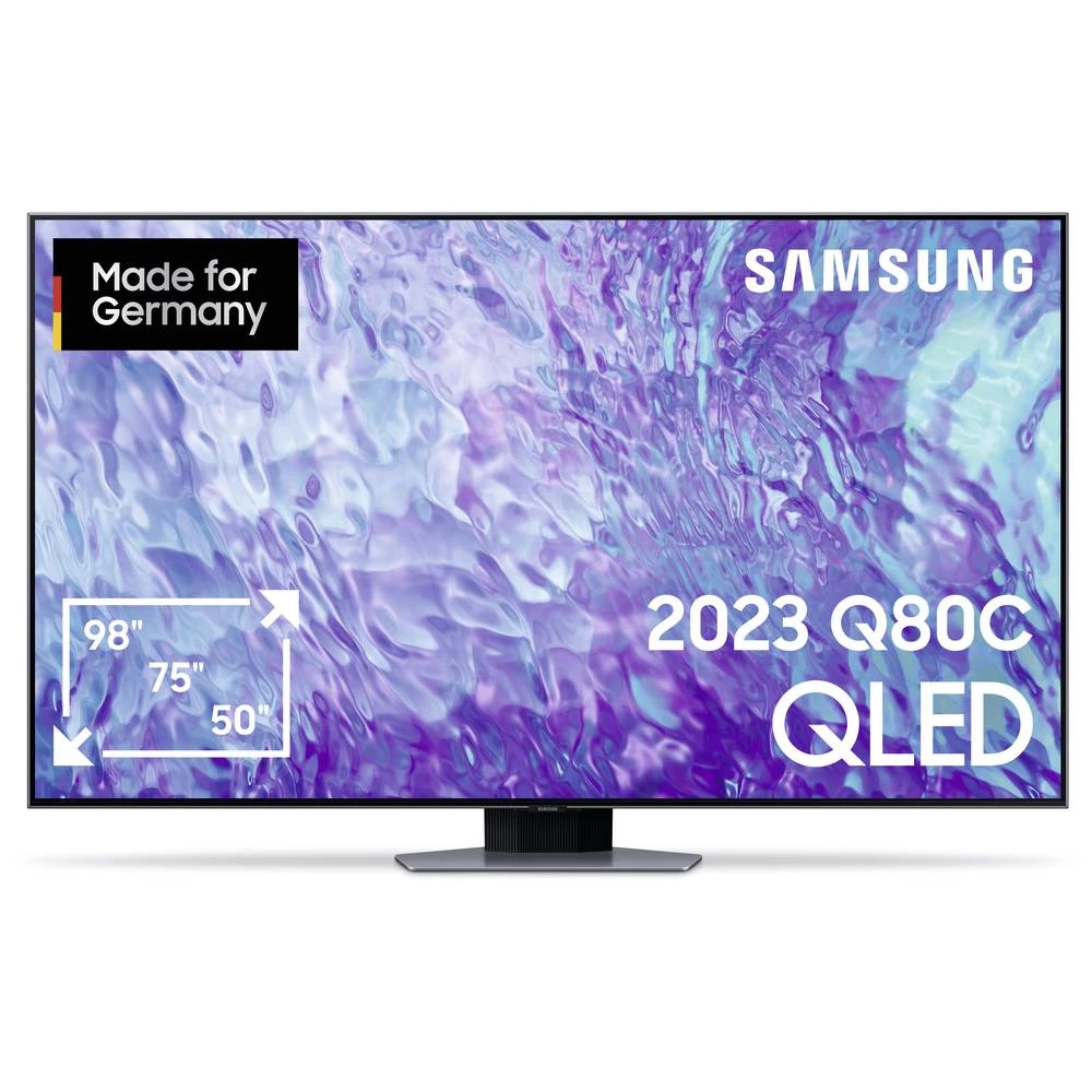Samsung QLED 4K Q80C QLED-TV 138 cm 55 palac Energetska učinkovitost 2021 G (A - G) CI+, DVB-C, DVB-S2, DVB-T2, QLED, Sm slika