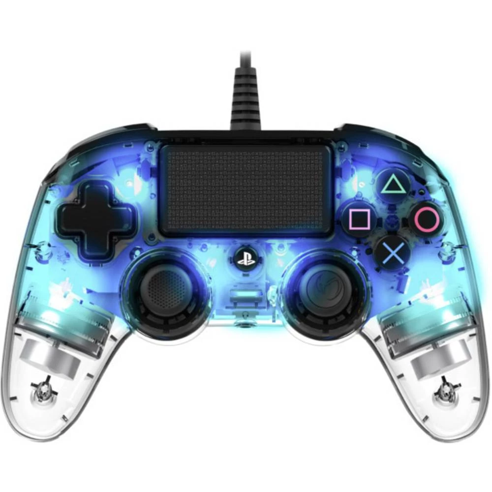 Nacon Compact Light Edition Igraća konzola gamepad PlayStation 4 Plava boja, Prozirna slika