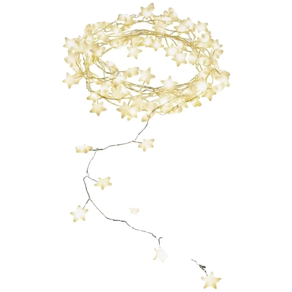 Konstsmide 6435-190 LED svjetlosni lanac unutra Energetska učinkovitost 2021: F (A - G) strujni pogon Broj žarulja 90 LED toplo bijela Osvjetljena duljina: 4.45 m slika