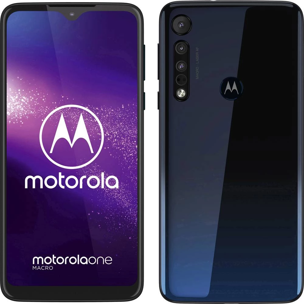 Motorola One Macro 64 GB 6.2 "(15.7 cm)Dual-SIM Android&trade; 9.0 13 MPix Plava boja slika